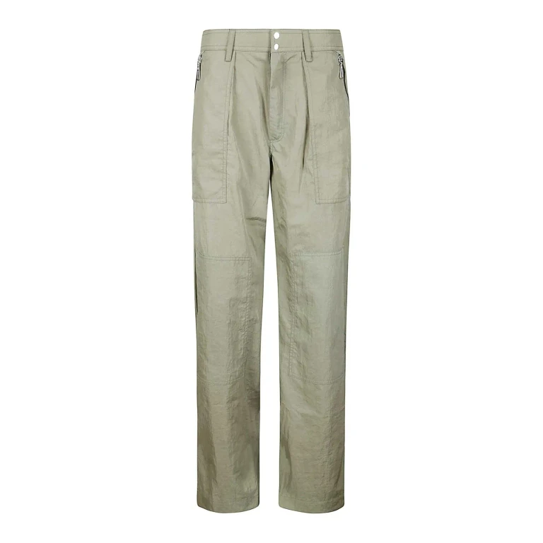 Rabanne Pantalons Décontractés - Vert Foncé