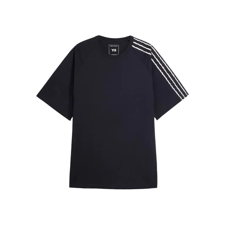 Y-3 Raw-edge 3-stripes T-shirt