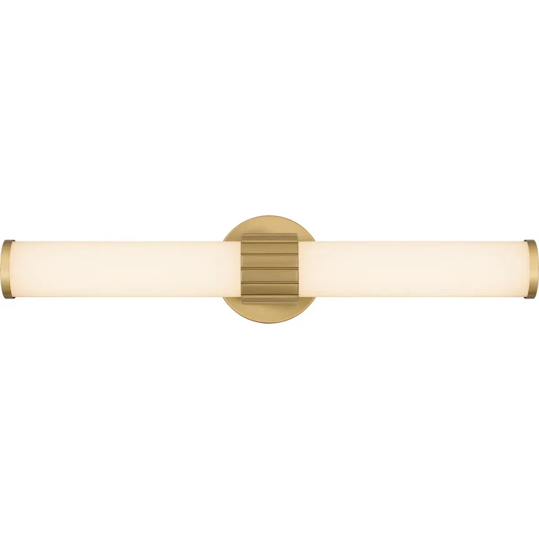 Aged Brass LED Bath from the Kaye Collection