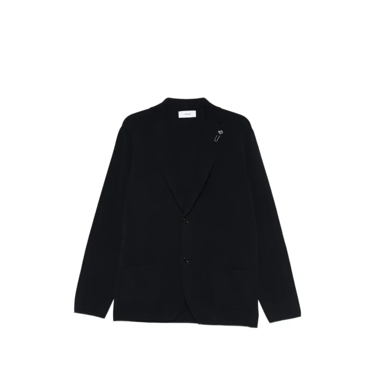Lardini Flower-detail Pocketed Cardigan
