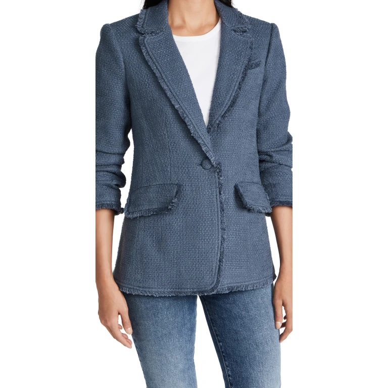 Cinq à Sept Boucle Khloe Blazer Gardenia 2