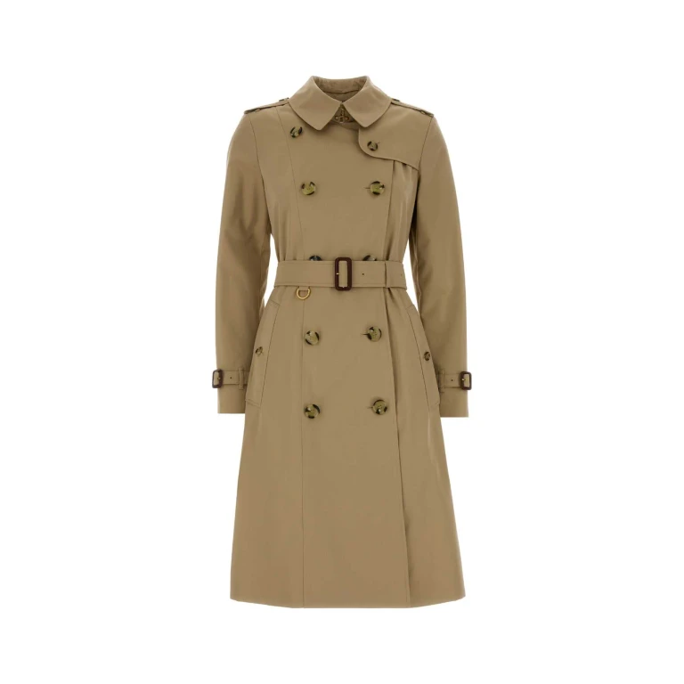 Burberry Beige Twill Trench Coat