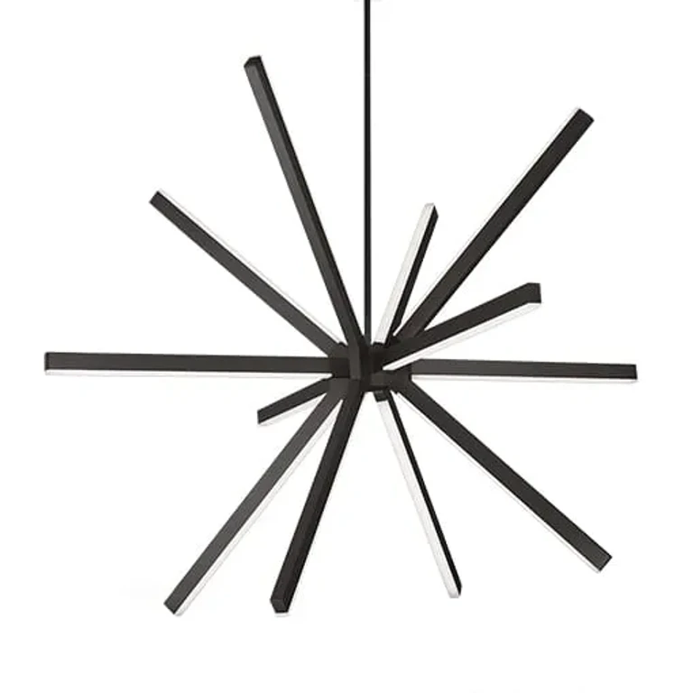 Sirius LED Contemporary Chandelier in Black