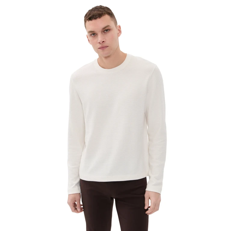Camiseta Theory Delroy Studio Winter Ivory XXL
