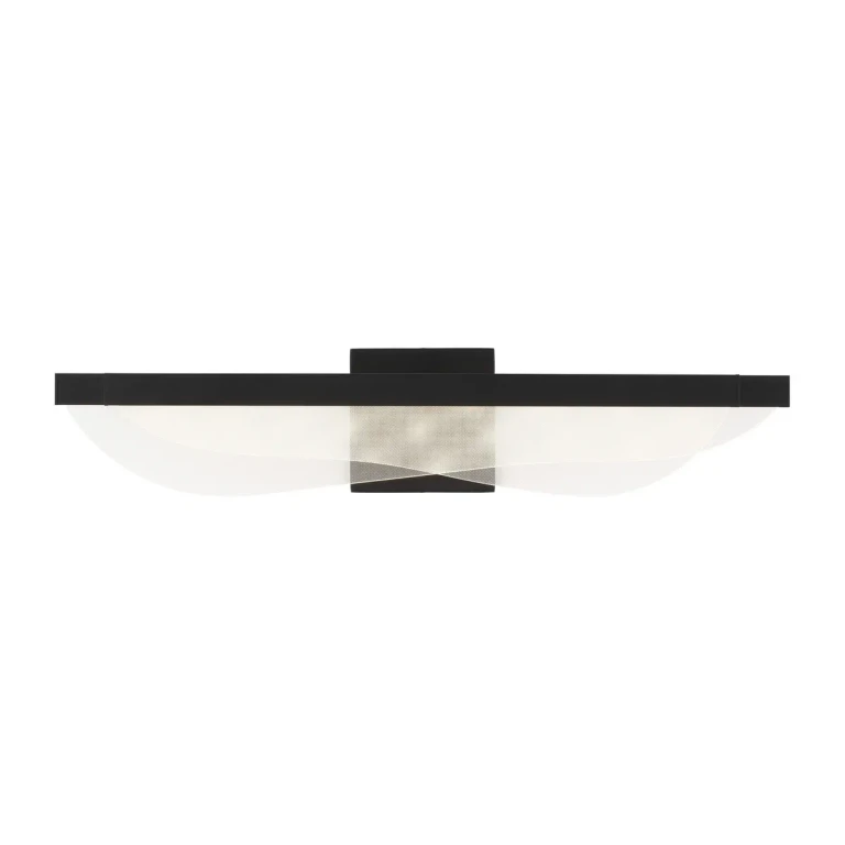 Nyra 1-Light 5.00"H LED Bathroom Vanity Light in Nightshade Black