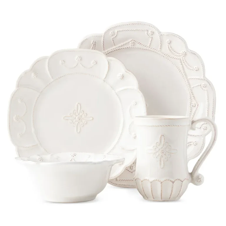Juliska Jardins du Monde Whitewash 4 Piece Place Setting
