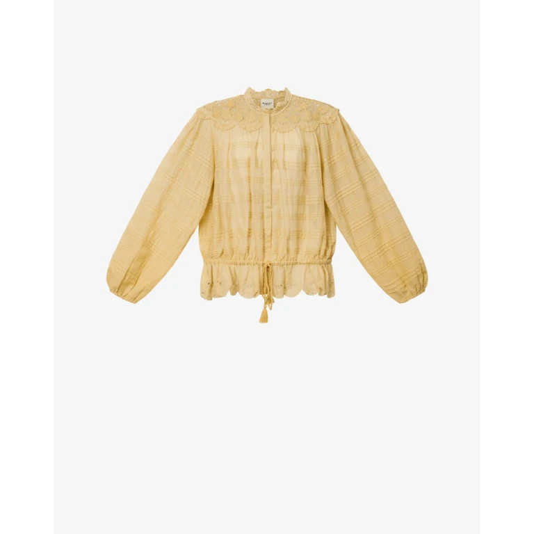 Blouse Polly - Femme - Ocre Clair - Taille 34 - Marant Étoile