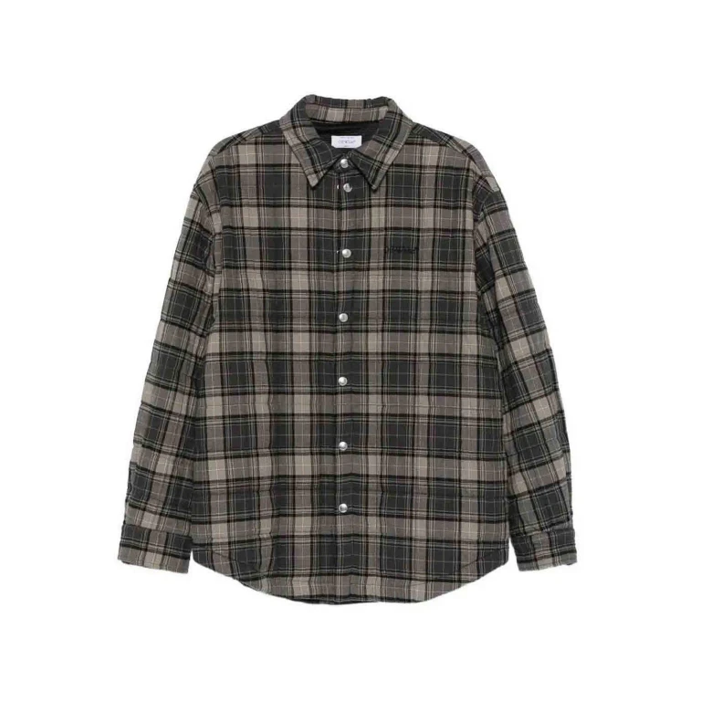 Off-White Blouson Rembourré - Gris Foncé