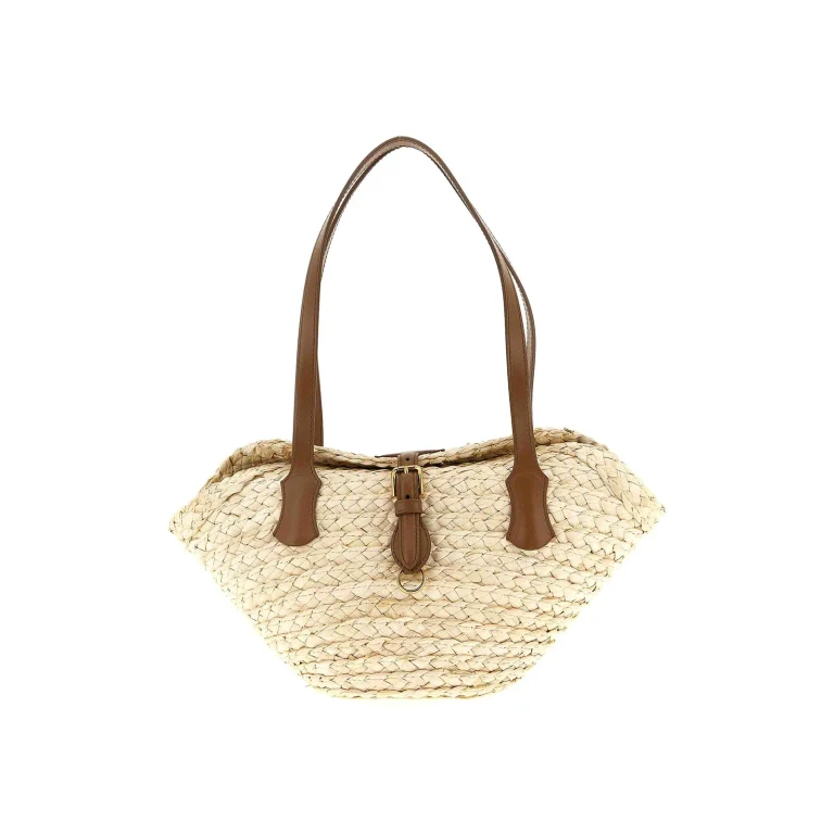 Dolce & Gabbana Capri Straw Bag - Beige