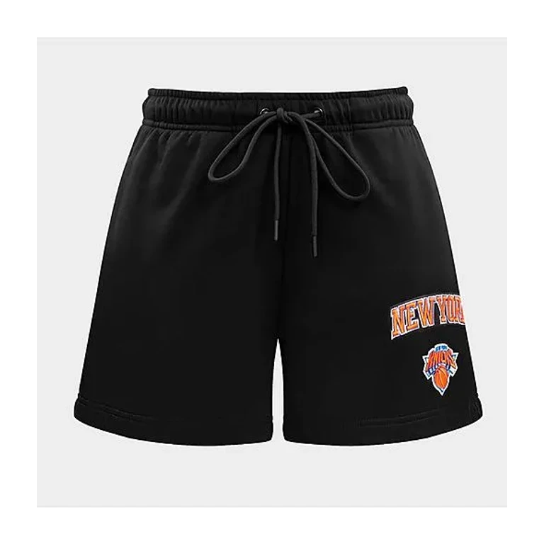 Pro Standard Women's New York Knicks NBA Classic Fleece Shorts in Black Size: XS