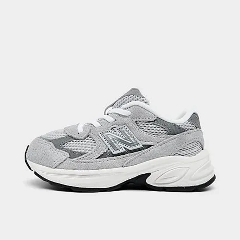 New Balance Kids Toddler 2010 Stretch Lace Casual Shoes in Raincloud/Harbor Grey Size: 4.0