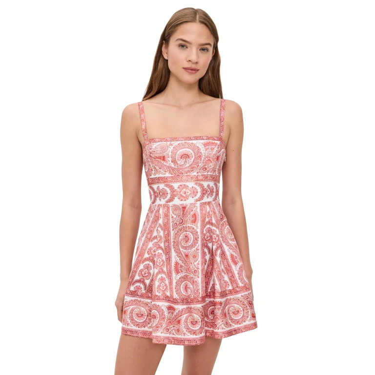 Hill House Home The Margot Mini Dress Red XS