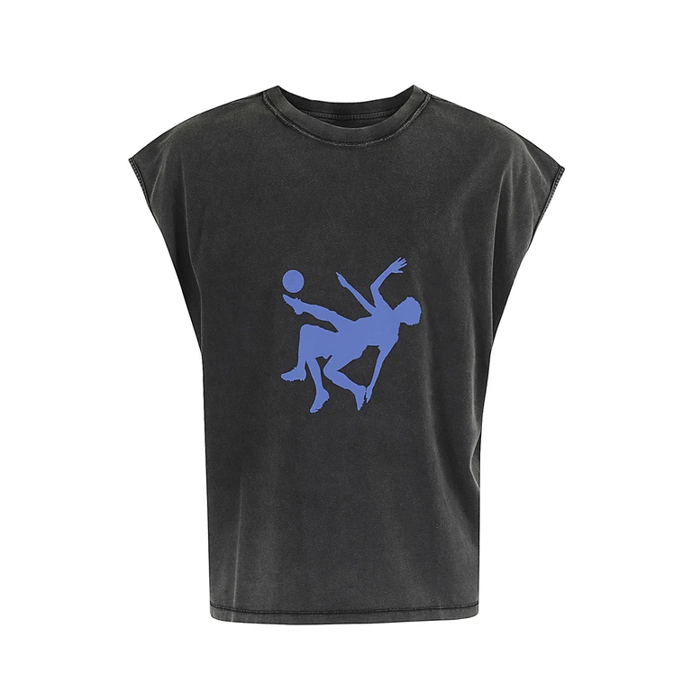 Liberal Youth Ministry Sleeveless Black Cotton T-shirt - Men