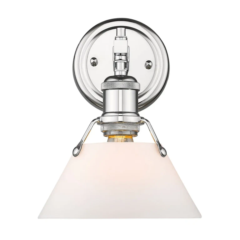 Golden Orwell 8" Bathroom Vanity Light in Chrome