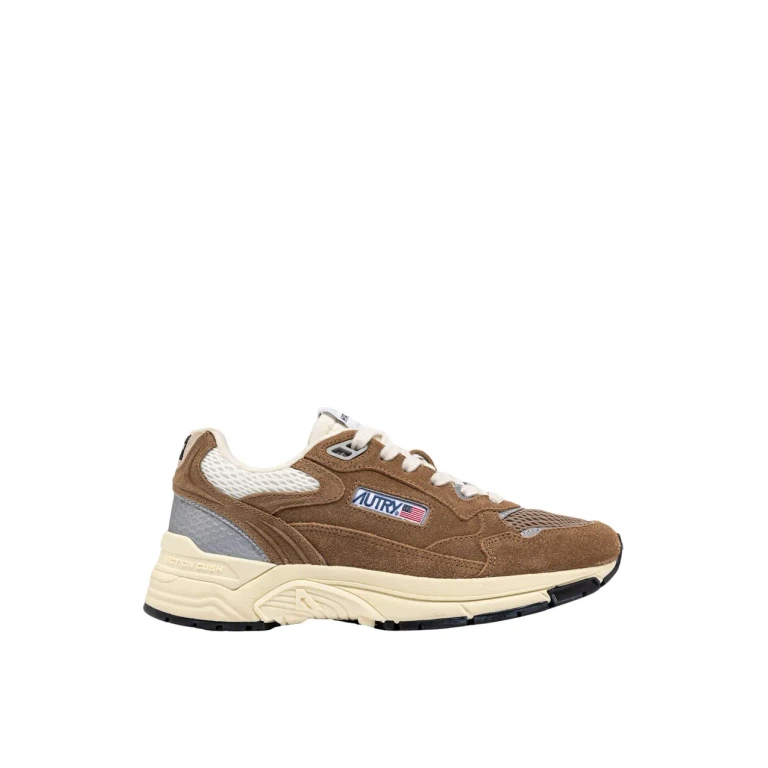 Sneakers Autry Hyperway Low in camoscio e mesh