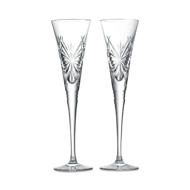 Waterford Winter Wonders Snowflakes Champagne Flutes, Set of 2
