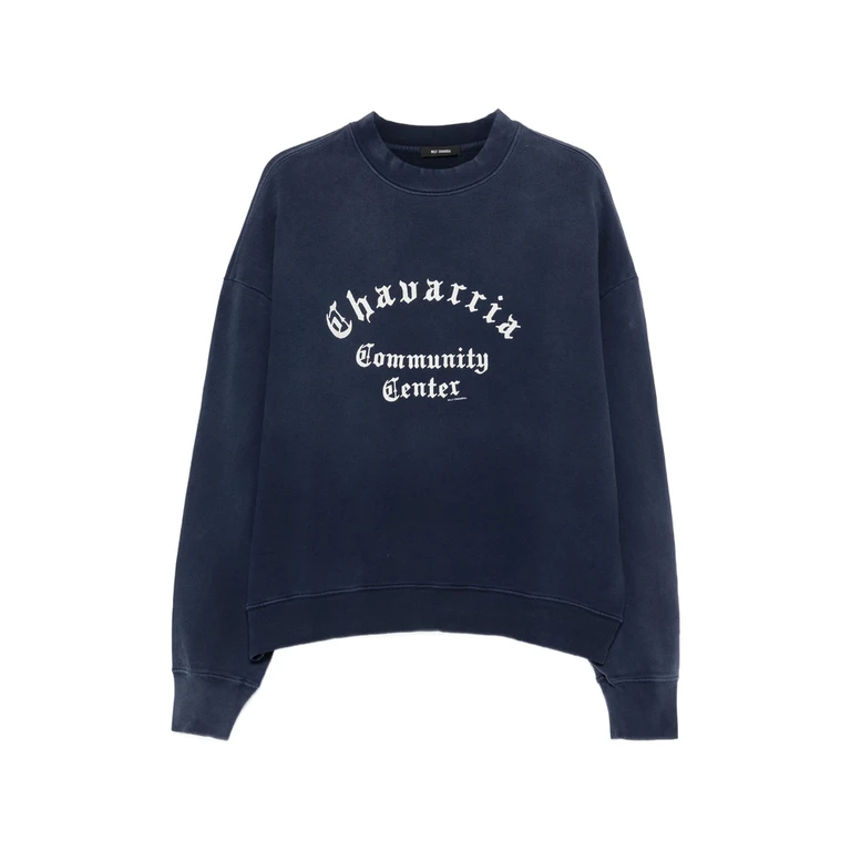Willy Chavarria Print-detail Crew Neck Sweater