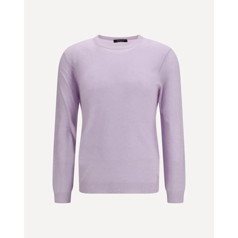 ARAGONA CASHMERE Crewneck Sweater in cashmere and linen Male 52