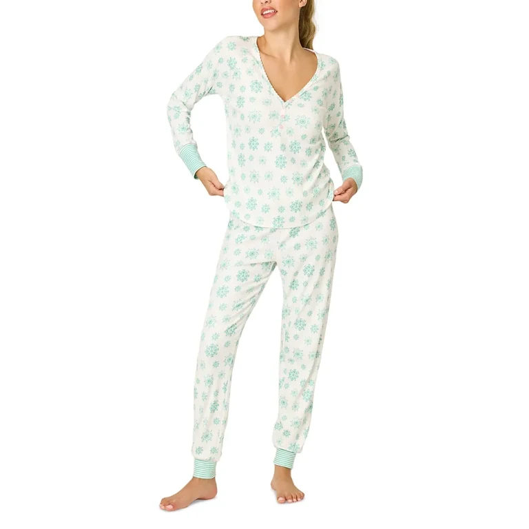 Pj Salvage Snowflake Wishes Pajama Set