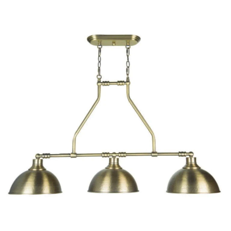 Timarron 3-Light 11" Kitchen Island Light in Legacy Brass