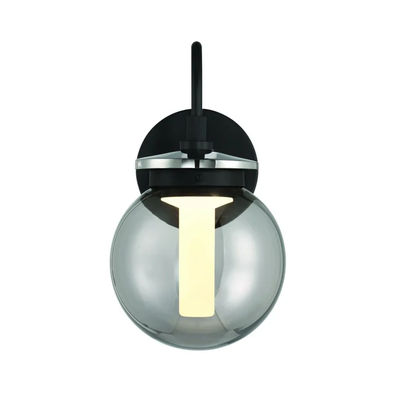 Black LED Wall Sconce from the Caswell Collection