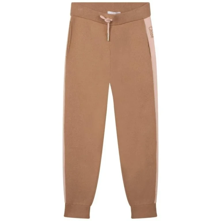 Chloe Kids Logo Tape Knitted Joggers