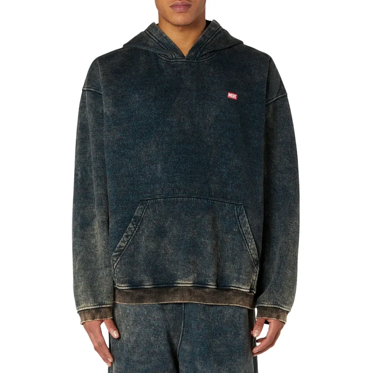 Diesel S-Kai Stretch Hooded Sweatshirt