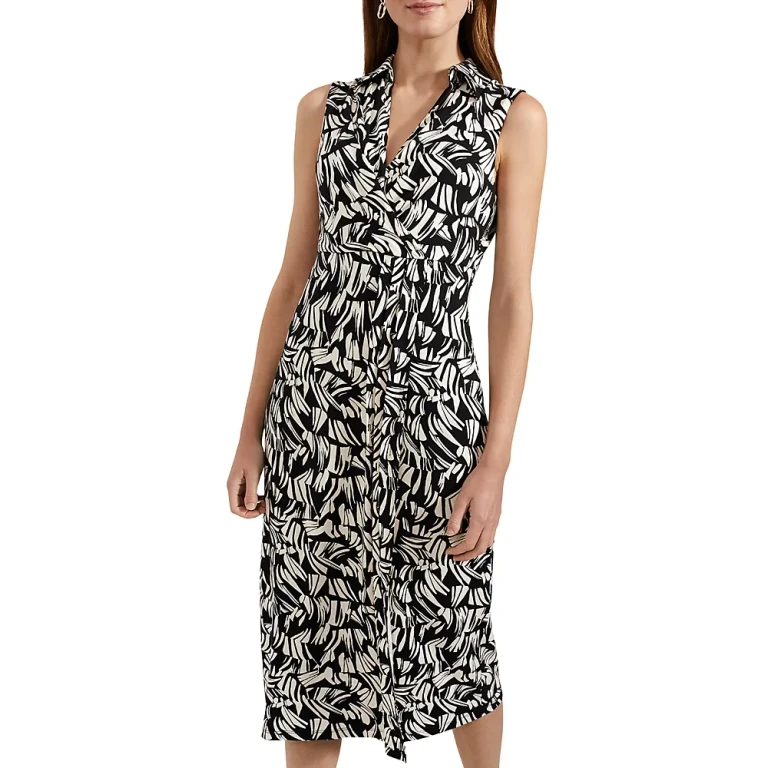 Hobbs London Clarissa Printed Sleeveless Dress