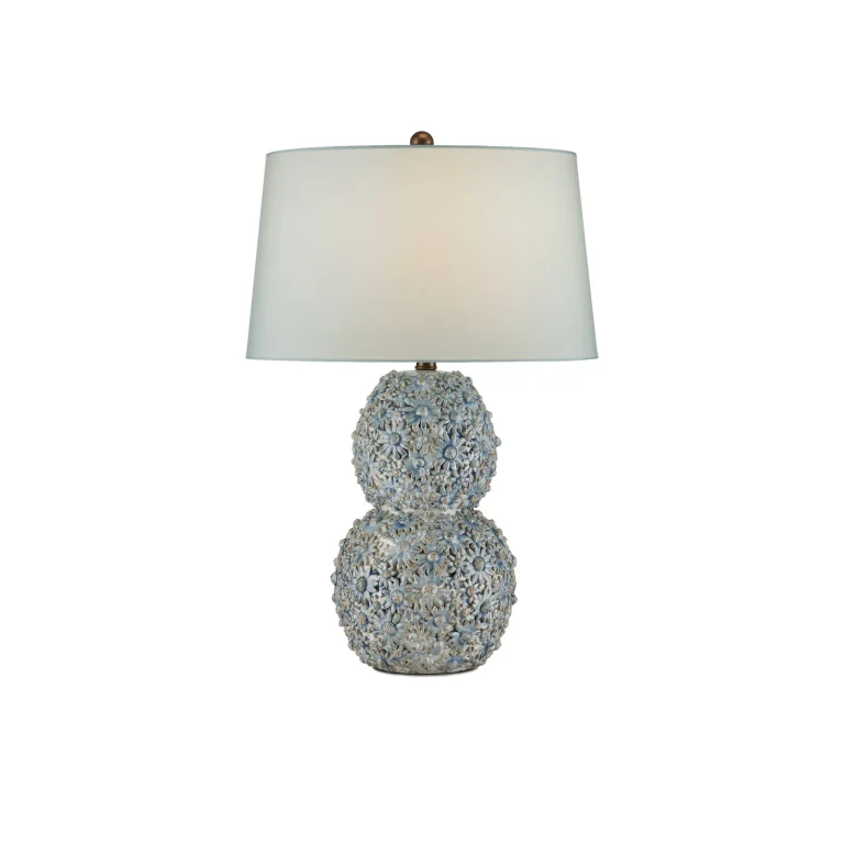Cloud Blue Table Lamp from the Jessamine Collection