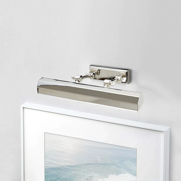 Polished Nickel Picture Light from the Chawton Collection