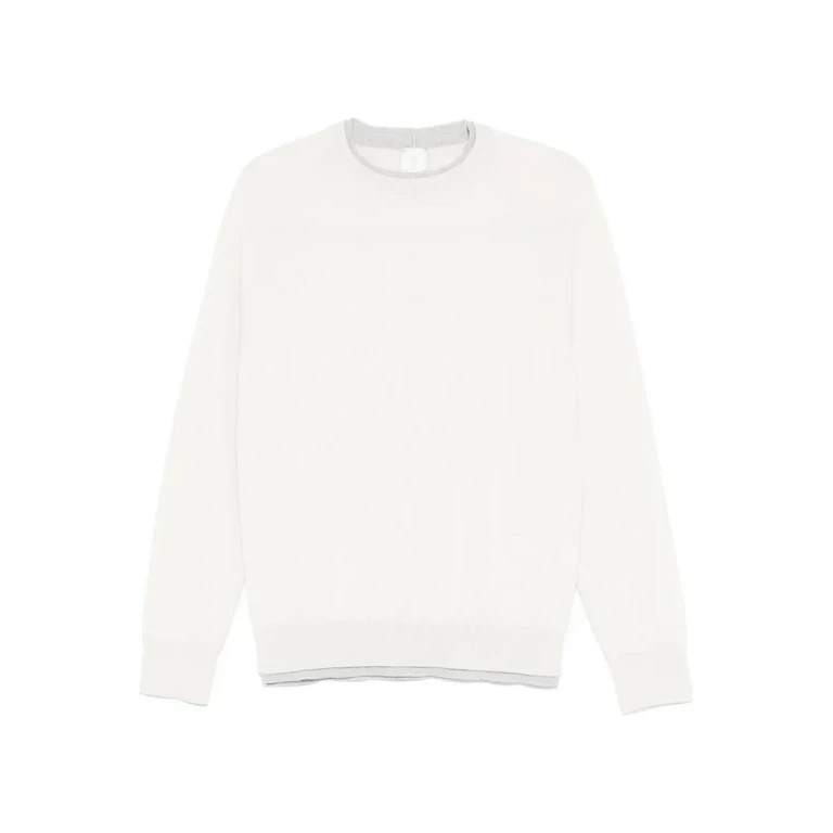 Eleventy Pull Col Rond - Beige