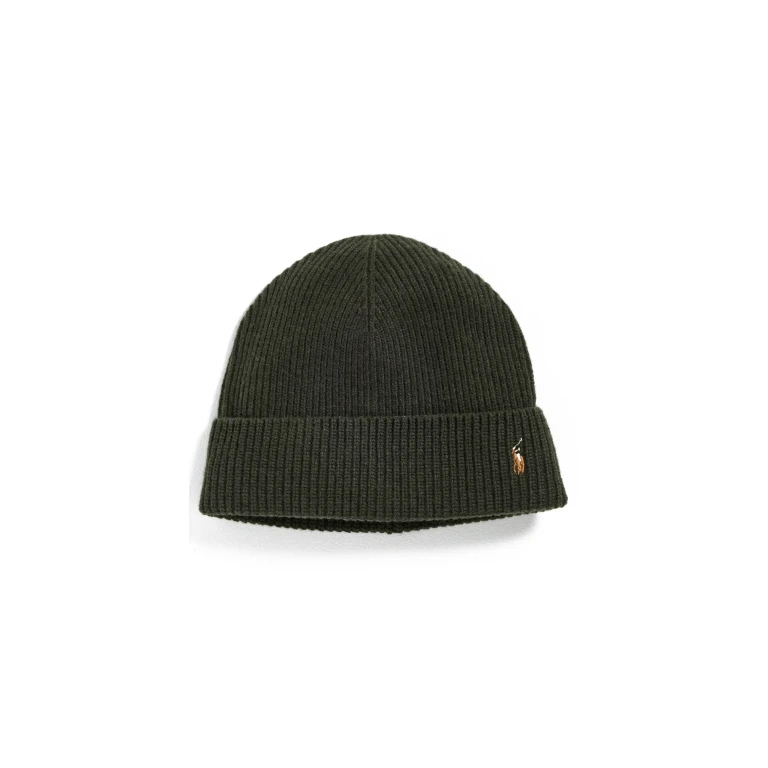 Polo Ralph Lauren Signature Cuff Beanie Company Olive One Size