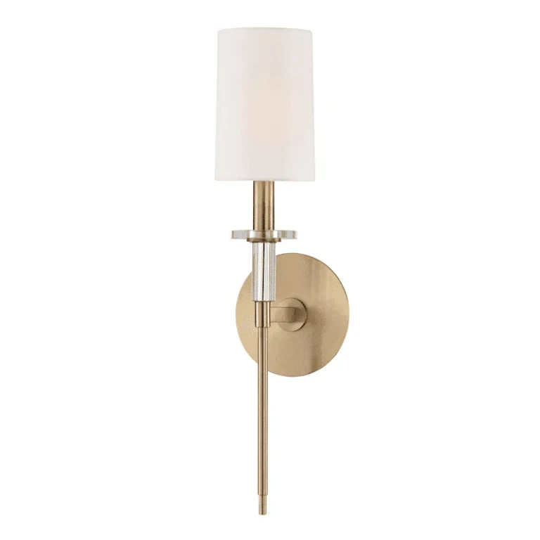 Amherst Wall Sconce in Aged Brass