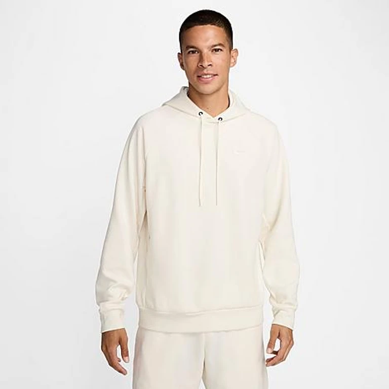 Nike Men's Primary Dri-FIT UV Pullover Versatile Hoodie in Pale Ivory/Pale Ivory Size: XXS