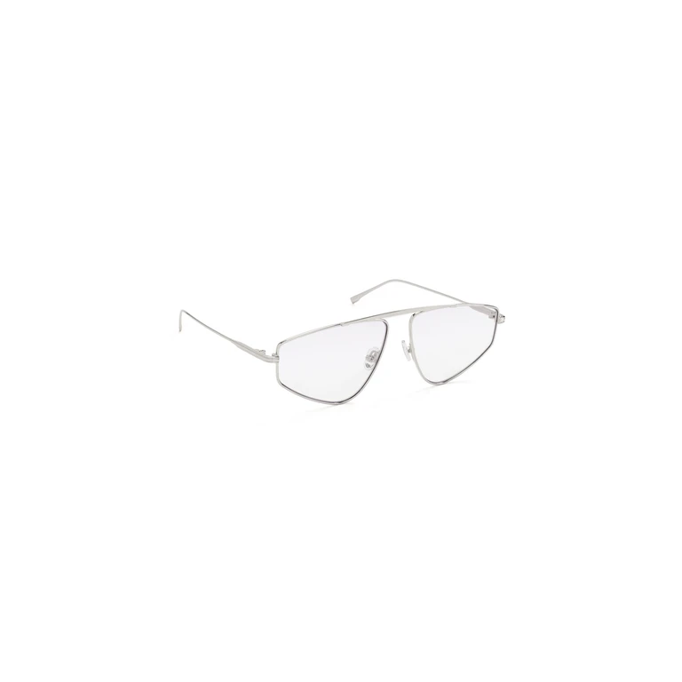Elisa Johnson Riley Sunglasses Gold Metal Amber Lens One Size