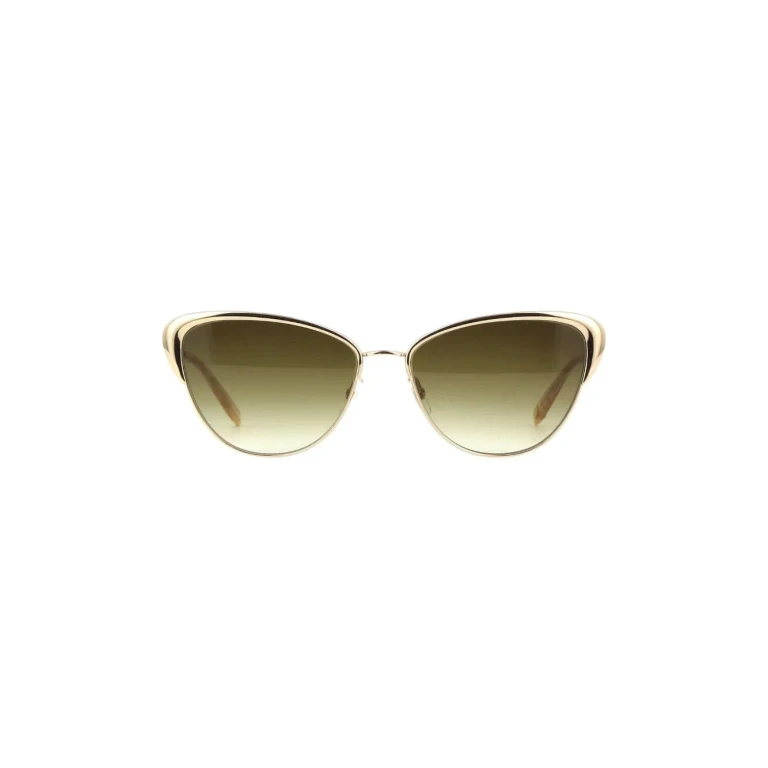 Garrett Leight Vista - Gold Sunglasses