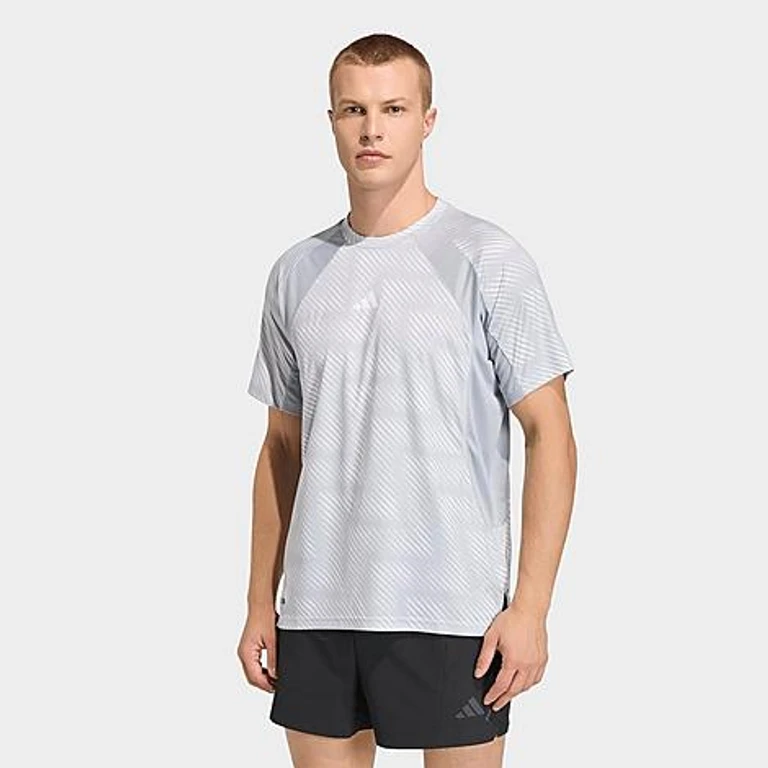 adidas Men's Tech Apparel FIFA World Cup 26 Training T-Shirt in Halo Silver Size: Small