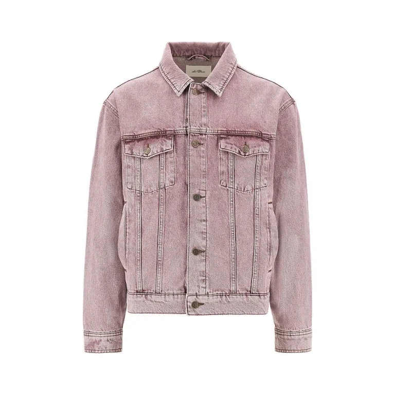 LES DEUX 'Rally' Light Pink Denim Jacket