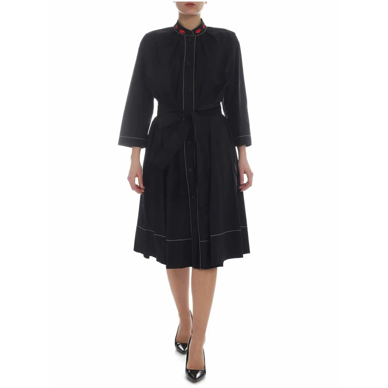 Vivetta Robe Au Genou - Noir