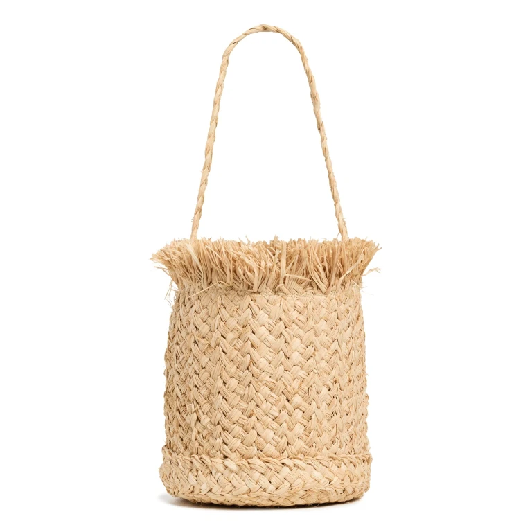 Hat Attack Margo Mini Fringe Bag Natural One Size