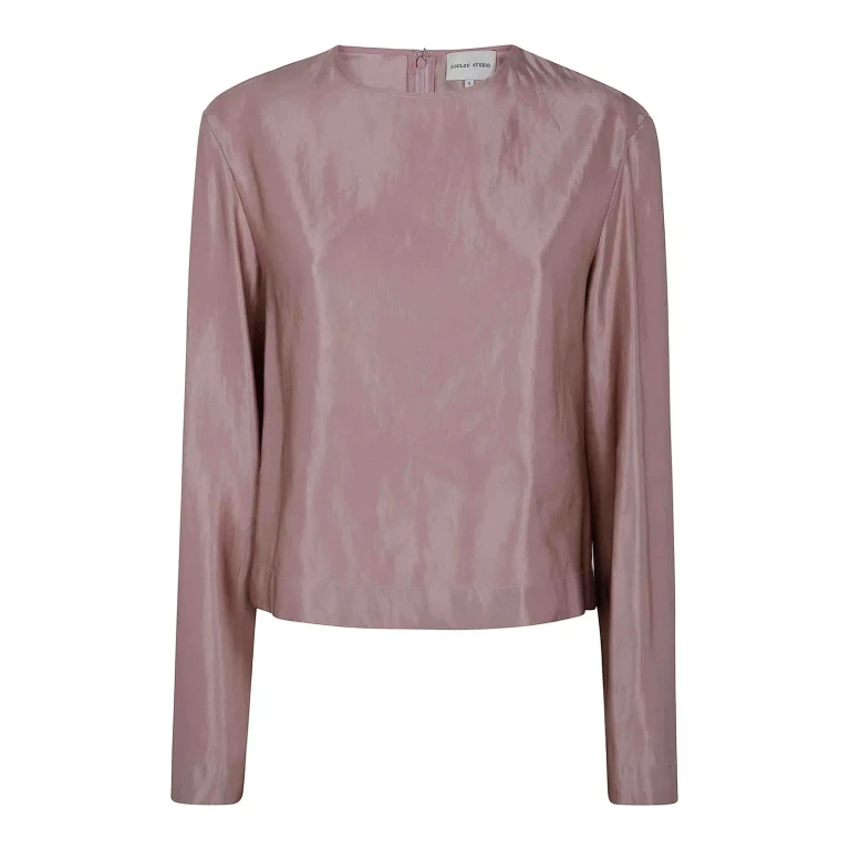 LOULOU STUDIO Nino Round Neck Blouse
