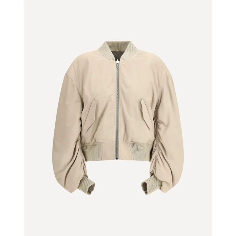 Blouson Bomber Rick Owens Secchia en cuir d'agneau