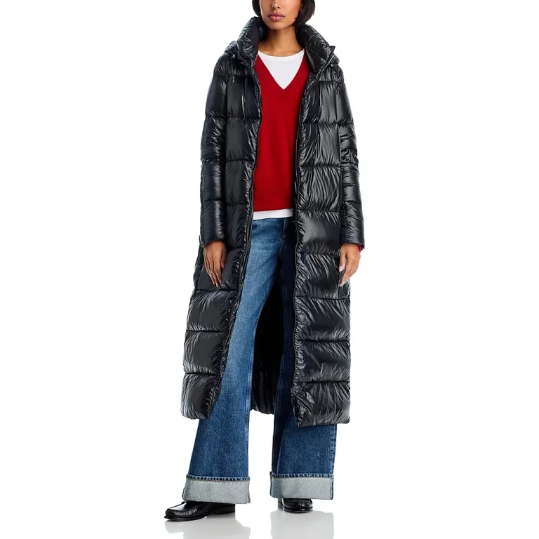 Herno Shiny Long Hooded Coat