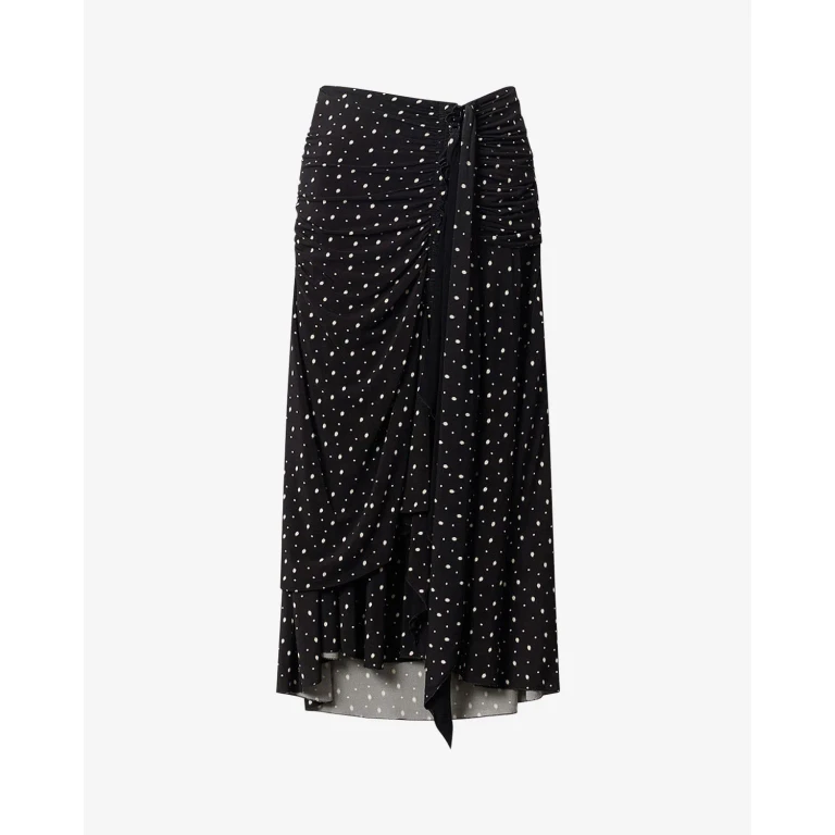 Jupe Gyelle - Femme - Noir Et Écru - Taille 34 - Isabel Marant