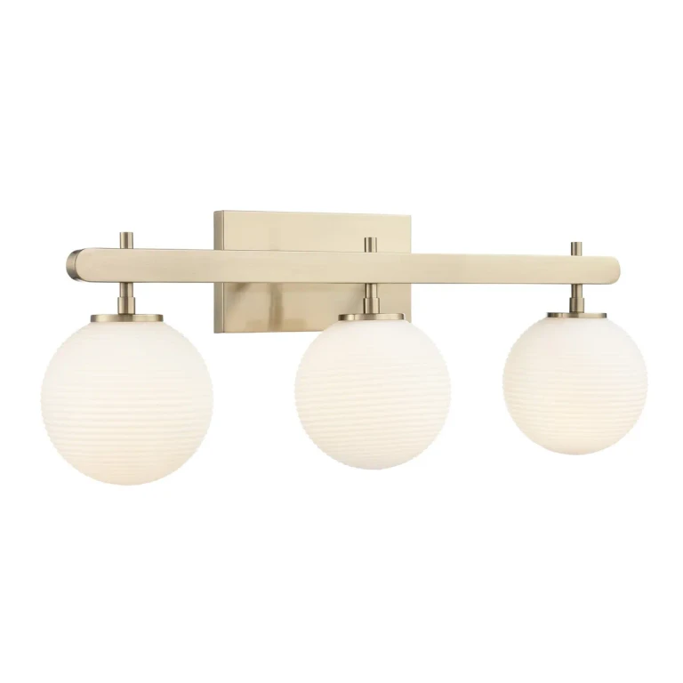 Modern Gold Bathroom Vanity Light from the Coretta Collection