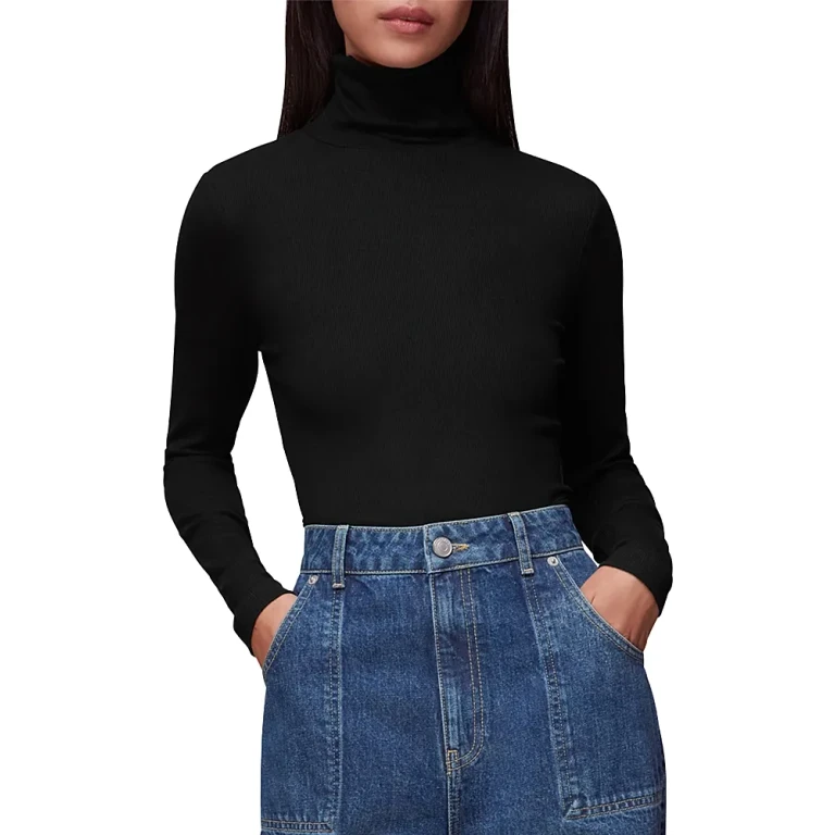 Whistles Essential Ribbed Turtleneck