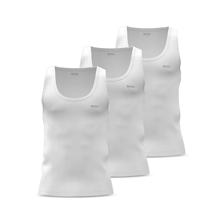 Boss Ribbed Classic Tanks, Pack of 3