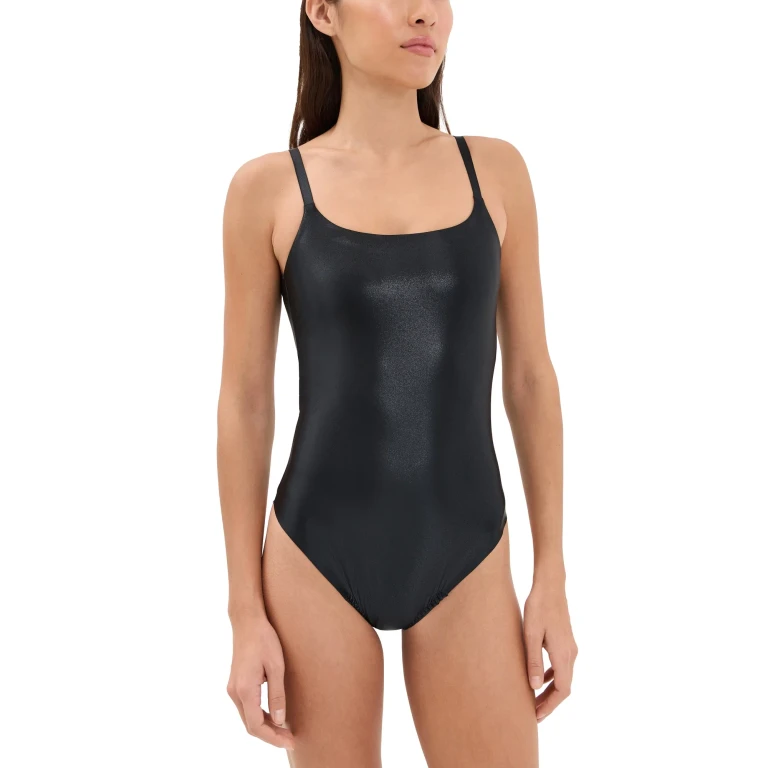 SPANX Scoop Neck Thong Bodysuit Very Black XS