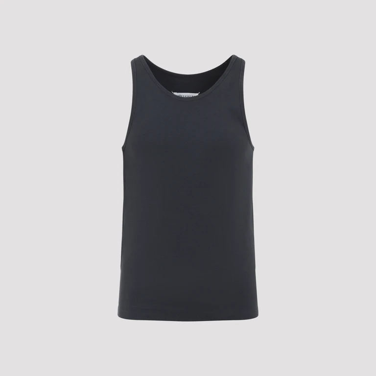 Maison Margiela Cotton Tank Top Grey - Men
