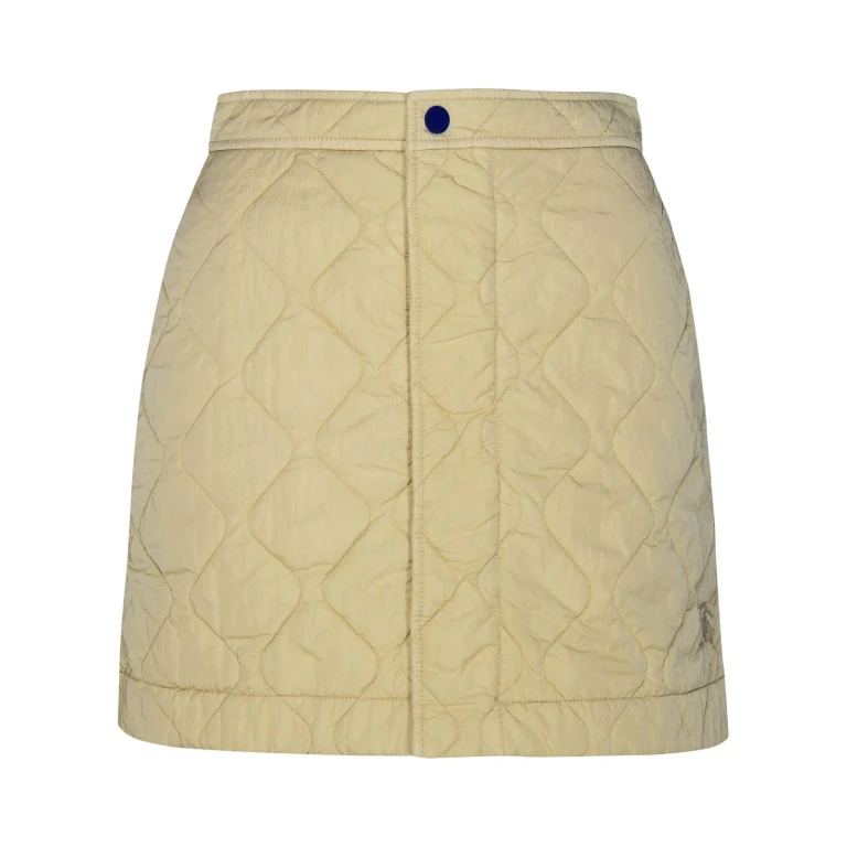 Burberry 砂色尼龙迷你裙